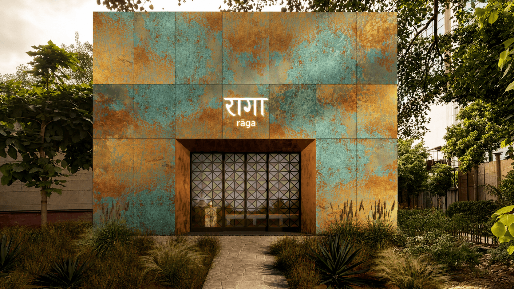 RAGA invitation and envelope